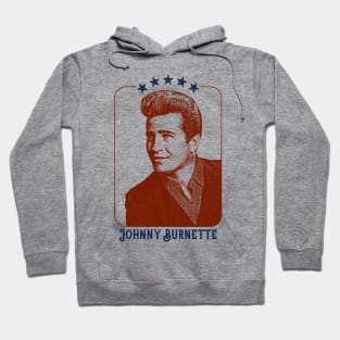 Johnny Burnette - Retro  Design Hoodie